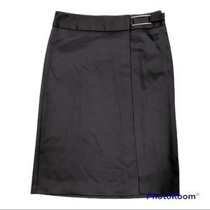 Sisley NWOT Women’s Wrap Front Skirt Black Size 38/ US 2